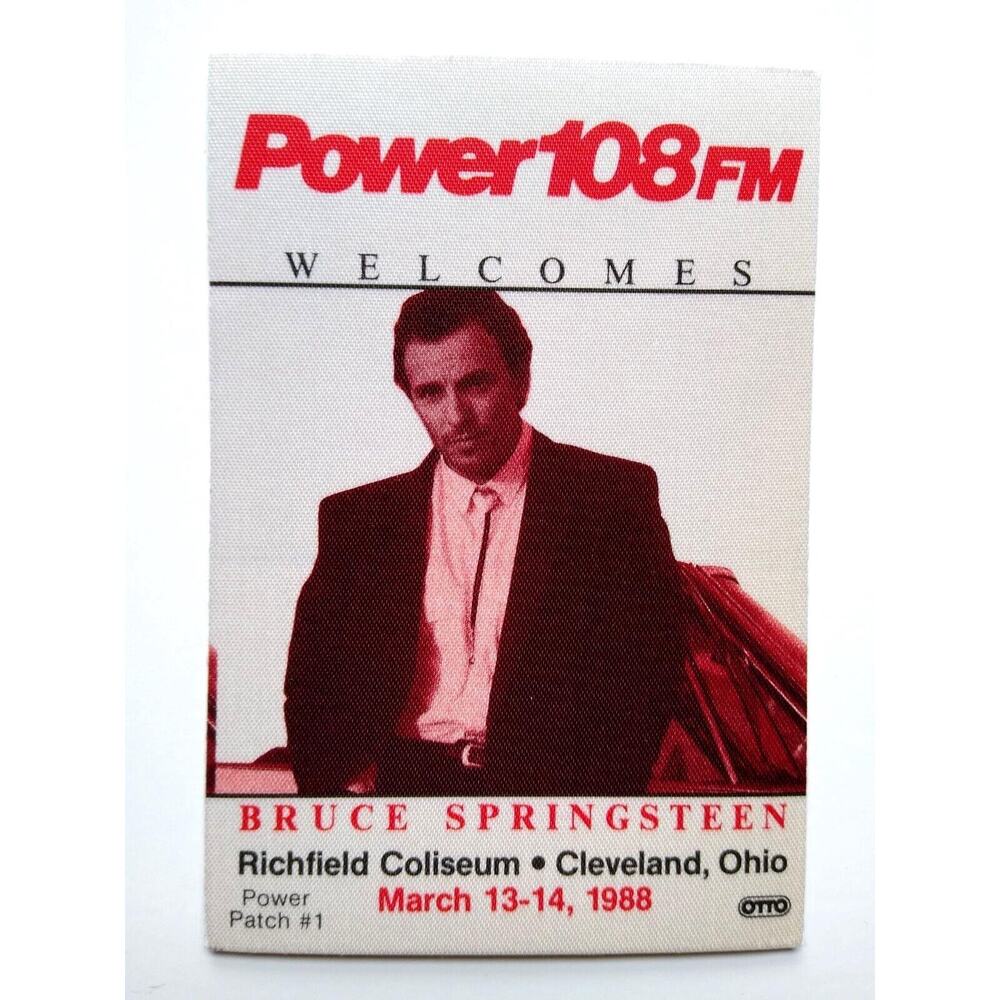 Bruce Springsteen 1988 Tunnel of Love Backstage Pass Original Concert Tour Rock